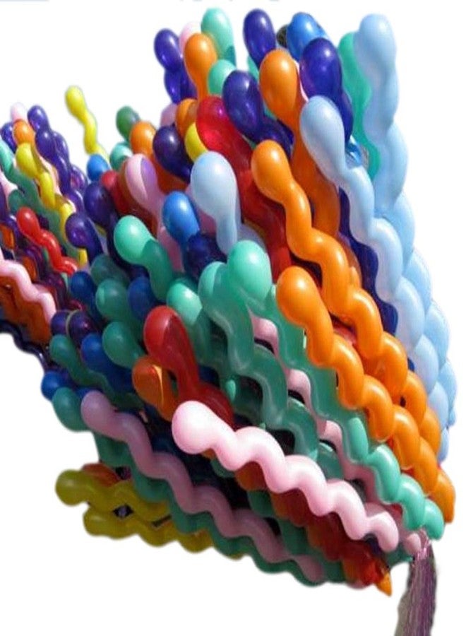 Crazy Sutra Spiral Latex Balloons For Kids Birthday Party Decor, 40 Pieces (Multicolor) - Image 2